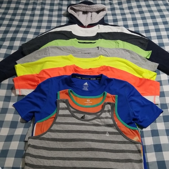 8 Tops Polo Ralph Loren Adidas Quiksilver Ink Champions French Toast - Picture 11 of 14